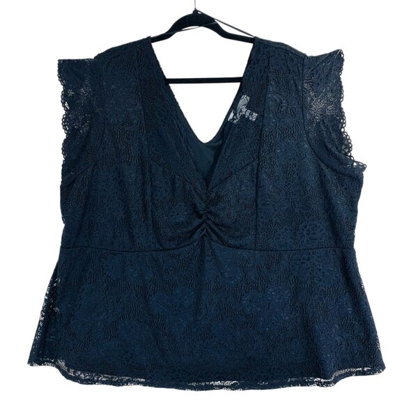 Plus size   Sleeveless   top  black plus size 5X Addition Elle - Picture 13 of 15